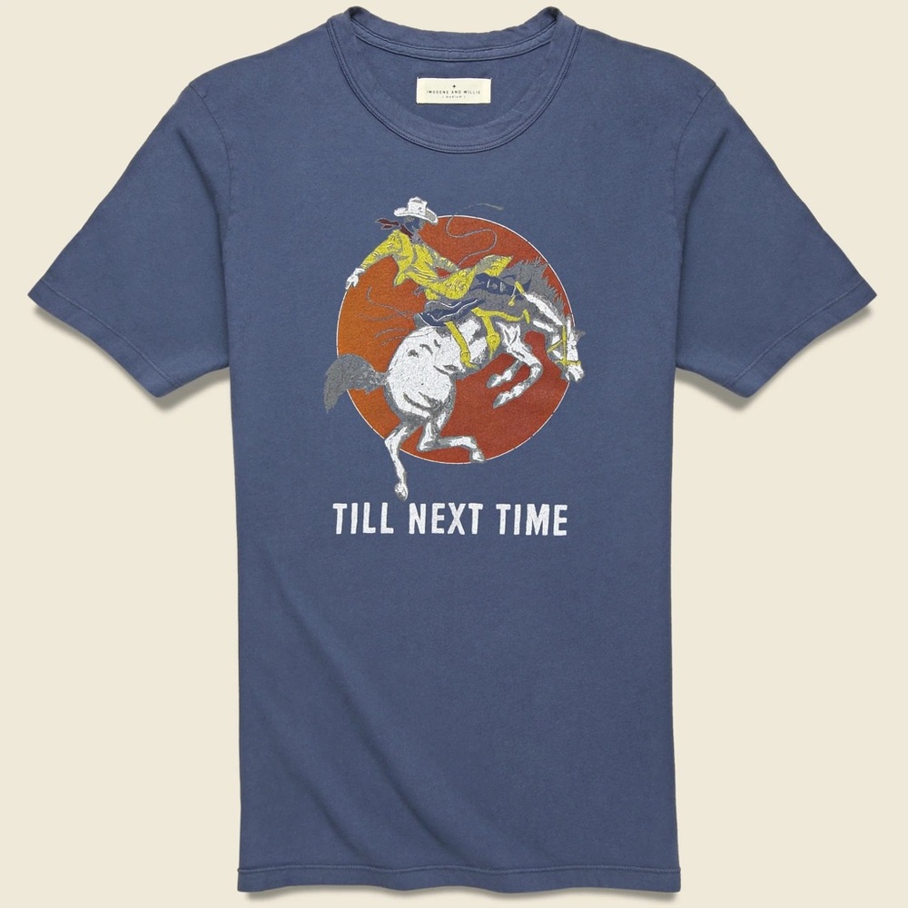 imogene + willie Till Next Time Graphic Tee size M